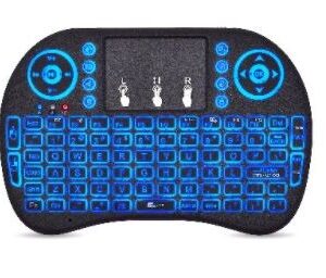 Teclado Mini Inalámbrico - Recargable, Iluminado RGB (963814), BROBOTIX.