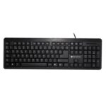 TZ16TEC01-ALA Teclado alámbrico Grimly TECHZONE - con conexión USB, 104 teclas tipo QWERTY, 1 año de garantía.