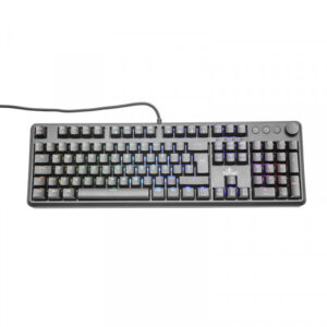 Yeyian teclado gamer asward serie 3000 - switch azul, 105 teclas mecanicas, 50 millones de pulsacion, botones iluminados custom, ip42, usb-a YTM-28208B