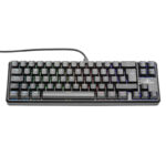 Yeyian - teclado gamer akil s3500, switch azul, 69 teclas, anti ghosting y n-key, led rgb de arcoiris, 18 efectos, ip42, usb, bateria int YTM-28210B