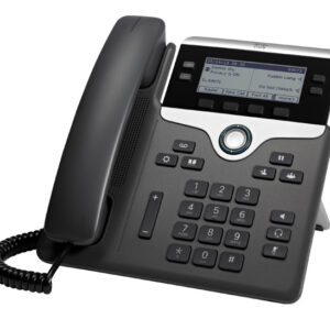 Teléfono CISCO CP-7841-K9= - Escritorio, Negro/Plata, Si, Si, LCD