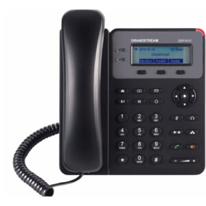 Grandstream GXP1610 Telefono IP de 1 linea con 1 cuenta SIP - Ethernet sin Poe, conferencia de 3 vias, incluye su fuente de alimentacion