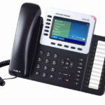 Grandstream GXP2160 Teléfono IP de 6 líneas con 6 cuentas SIP - Gigabit con Poe, conferencia de 5 vías, SIP, Bluetooth, incluye su fuente de alimentación