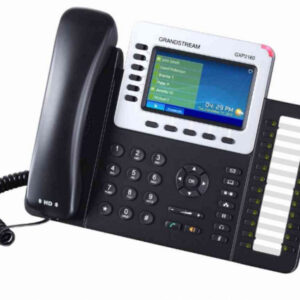 Grandstream GXP2160 Teléfono IP de 6 líneas con 6 cuentas SIP - Gigabit con Poe, conferencia de 5 vías, SIP, Bluetooth, incluye su fuente de alimentación