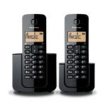 KX-TGB112MEB PANASONIC 2 Telefonos Inalambrico - Pantalla de 1.4, Alarma, Stand by, ECO, DECT, negro