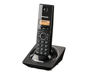 KX-TG1711MEB PANASONIC Telefono Inalambrico - Pantalla de 1.25, directorio de hasta 50 contactos, DECT, negro