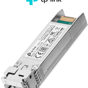 TP-LINK - SM5110-SR / Transceptor mini-GBIC SFP LC 10GBase-SR SFP+ / Multimodo / Admite Conexiones Ethernet 10G full dúplex de hasta 300m / 33m con cables de fibra de 50/125 µm1