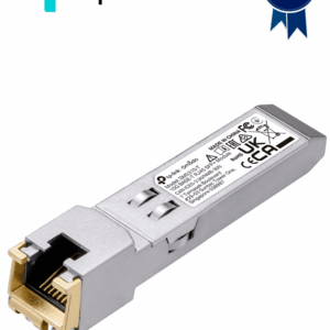 TP-LINK - SM5310-T / Transceptor mini-GBIC SFP / De fibra 10GBASE-T SFP+ a RJ45 Cat 6A Hasta 30 metros / 1000BASE-T SFP+ a RJ45 Cat 5 Hasta 100 metros / Soporta desde 0 a 70 °C