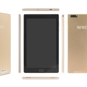 NECNON Tablet 3g 3L-2 2gb ram 32gb rom 9 pulgadas ips android 10 cam 5 y 8 mp flash sim funda con cover y stand incluida flash dorado