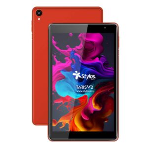 Tableta 8 pulgadas 2+32GB Rojo con funda Stylos. STTA81R