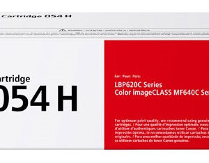Toner CANON 054H BK - Laser, 3100 páginas, Negro, imageCLASS LBP622Cdw, imageCLASS MF642Cdw