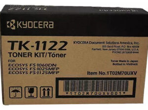 Tóner KYOCERA TK-1122 - Negro, 3000 páginas, Negro, KYOCERA