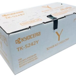 Toner KYOCERA TK-5242Y - 3000 páginas, Amarillo, ECOSYS P5026cdw