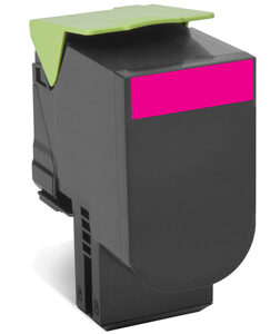 70C80M0 Cartucho tóner LEXMARK - 1000 páginas, Magenta, Laser