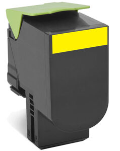 70C80Y0 Tóner LEXMARK - 1000 páginas, Amarillo, Laser