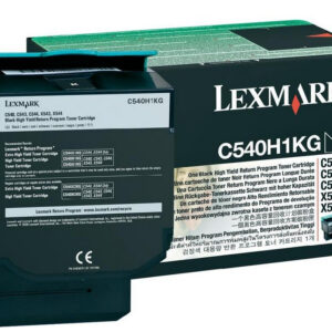 C540H1KG Cartucho tóner LEXMARK - 2500 páginas, Negro, Laser