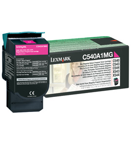 C540A1MG Cartucho tóner LEXMARK - 1000 páginas, magenta