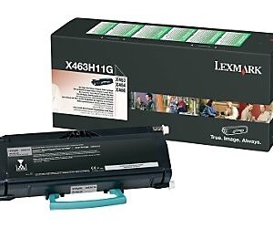 X463H11G Cartucho tóner LEXMARK - 9000 páginas, Negro