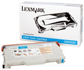 20K0500 Cartucho tóner LEXMARK - 3000 páginas, Cian