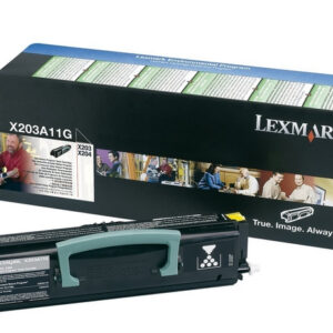 X203A11G Cartucho tóner LEXMARK - 2500 páginas, Negro, Negro