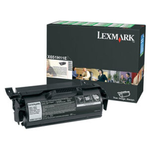 X651H11L Cartucho tóner LEXMARK - 25000 páginas, Negro, Laser