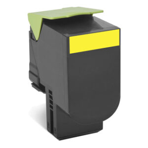 80C8SY0 Cartucho tóner LEXMARK - 2500 páginas, Amarillo, Laser, Negro