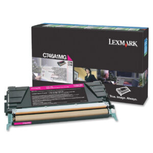 C746A1MG Cartucho tóner LEXMARK - 7000 páginas, Magenta, Laser, Negro