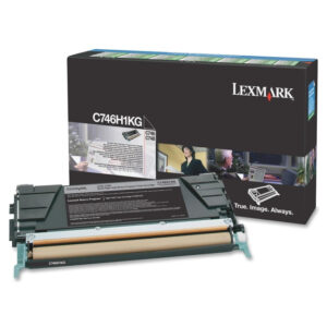 C746H1KG Cartucho tóner LEXMARK - 12000 páginas, Negro, Laser, Negro