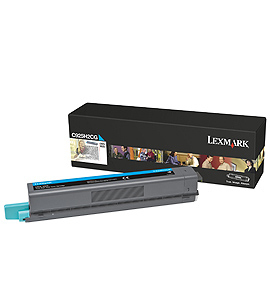 C925H2CG Cartucho tóner LEXMARK - 7500 páginas, Cian, Laser