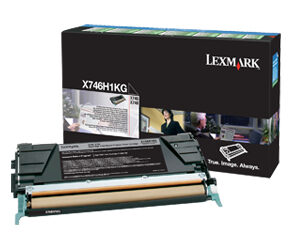 X746H1KG Cartucho tóner LEXMARK - 12000 páginas, Negro, Laser, Negro