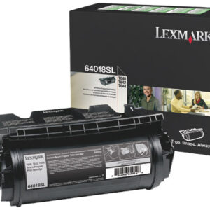 64018SL Cartucho tóner LEXMARK - Negro, Laser
