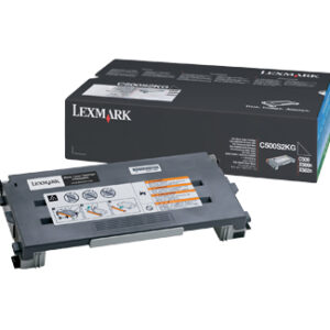 C500S2KG Cartucho tóner LEXMARK - 2500 páginas, Negro, Laser