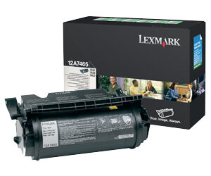 12A7465 Cartucho tóner LEXMARK - 32000 páginas, Negro, Laser