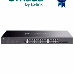 TP-LINK SG3428 - Switch Omada SDN administrable con 24 puertos Gigabit y 4 puertos SFP, con sFlow, QinQ, QoS y administración centralizada OMADA.