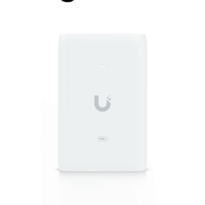 UBIQUITI U-POE+ - Inyector PoE IEEE8023AT/ Voltaje de 48V DC @ 0.65A/ Hasta 30W de Suministro PoE/ Ideal Para Conexión de APs & Cámaras & Controles de Acceso/ Compatible con Dispositivos Funcionen con Estándar PoE 802.3af/at