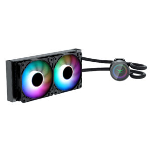 Naceb Gaming Sistema de Enfriamiento Liquido 2 Ventiladores ARGB GLACIAR 240