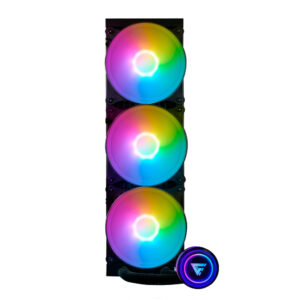 LQG700-BK Lqg700 bk enfriamiento líquido GAME FACTOR lqg700 - 360mm, rgb, 3 fan 120mm, negro
