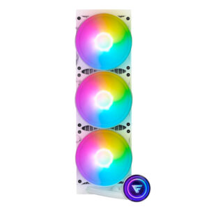 Enfriamiento liquido GAME FACTOR LQG700-WH - Blanco, Sistema de refrigeración líquida todo en uno, 23 dB, 2550 RPM