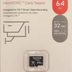 SDSDQAS4-64G-BP SANDISK - Memoria SC QD111 MICRO SDHC 64GB / Clase 10/ U1 Lectura 100 MB/S / ESC 20 MB/S / Especializada para Videovigilancia