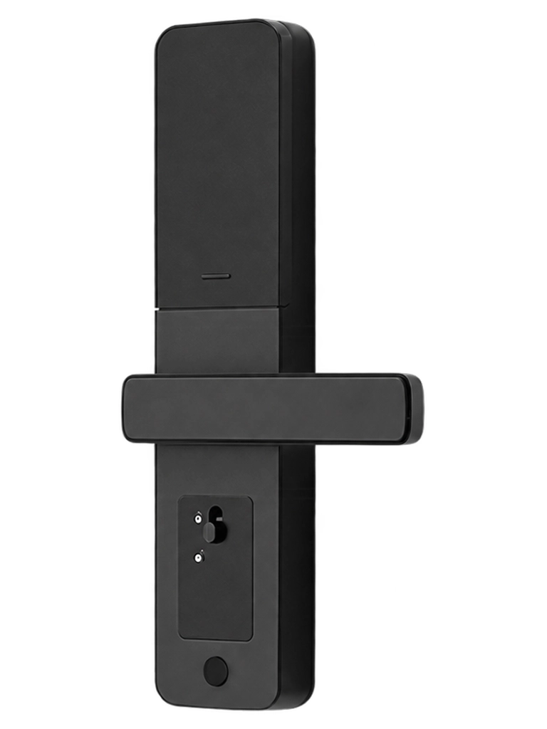 ZKTECO ML100 - Cerradura Inteligente Wi-Fi con Huella Digital, Contraseña, Tarjeta MIFARE y App ZSmart, Capacidad para 300 Usuarios, Código Aleatorio, Desbloqueo Remoto, Mortise Europeo 5050 y Puerto Micro-USB de Emergencia - Image 5