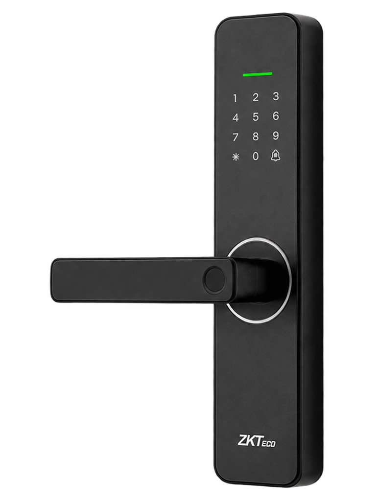 ZKTECO ML100 - Cerradura Inteligente Wi-Fi con Huella Digital, Contraseña, Tarjeta MIFARE y App ZSmart, Capacidad para 300 Usuarios, Código Aleatorio, Desbloqueo Remoto, Mortise Europeo 5050 y Puerto Micro-USB de Emergencia - Image 6