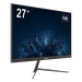 Monitor LED Full HD (1080p) de 27" / Bocinas Integradas / 100 Hz / Ideal para CCTV, Oficina y Hogar / Entrada HDMI-VGA / VESA (100 X 100) / Uso 24/7 / IPS / Ultra Delgado