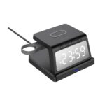 Cargador con Reloj para Escritorio ENERGON S MATE CI730 ACTECK