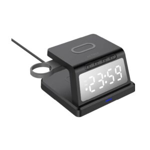 Cargador con Reloj para Escritorio ENERGON S MATE CI730 ACTECK