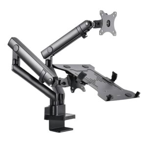 Soporte 2 en 1 ENFORCE MOTION SM636 ACTECK ELITE SERIES Soporte para Monitor y Laptop 2 en 1 para Escritorio