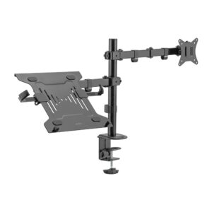 AC-939652 Soporte 2 en 1 ENFORCE ZONE SM480 ACTECK ADVANCED SERIES Soporte para Monitor y Laptop 2 en 1 para Escritorio