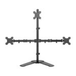 Soporte Tres Monitores ENFORCE ZONE-B SM530 ACTECK Soporte Con Base Articulado para Tres Monitores