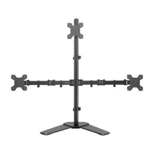 Soporte Tres Monitores ENFORCE ZONE-B SM530 ACTECK Soporte Con Base Articulado para Tres Monitores