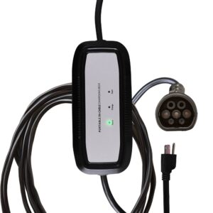Cargador de viaje EV-OMB141 ALTER conector tipo 2 con entrada/salida 120vca potencia max 1.92kw con clavija universal tipo nema 5-15p