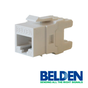 Conector Jack BELDEN AX101309 - RJ-45, Blanco, CAT5e